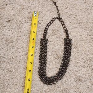 Elegant Black Gem Necklace